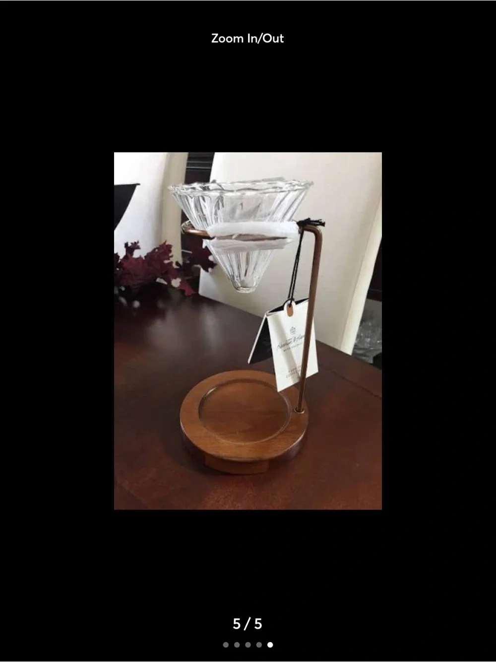 Hearth and hand glass cone